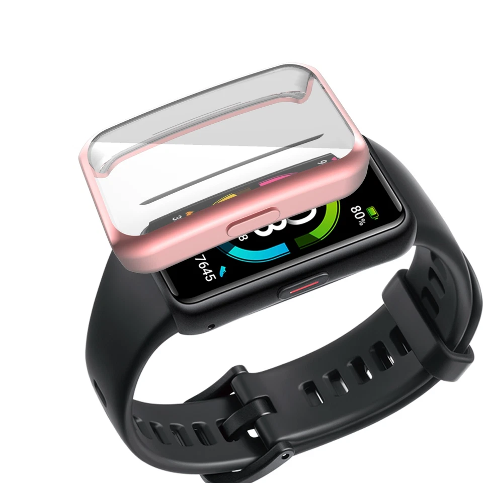 Para Huawei Banda 6/Honor Banda 7 Estuche Protector Reloj Cubierta Protectora de Pantalla Foto 4 de 4