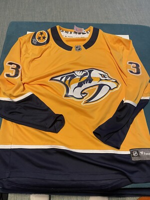 Fanatics NHL Nashville Predators Breakaway Jersey Arvidsson #33 Size Large Mens