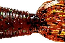 Smith Gary Yamamoto Baby FAT IKA 80mm Pumpkin/Green and Black Flake Bass lure