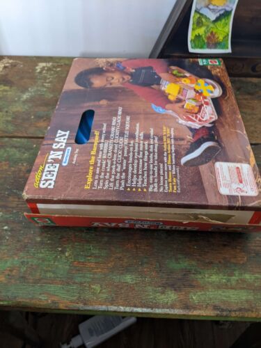 Mattel See N' Say And the Farmer Says Animal Sounds Vintage Spielzeugkiste funktioniert 1989 - Bild 4 von 4