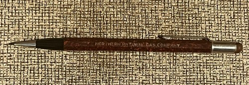 NORTHERN NATURAL GAS COMPANY vintage brown  MECHANICAL PENCIL - ENRON