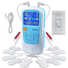 TENS Unit Dual Channel Rechargeable Pulse Massager Electric Muscle Stimulator
