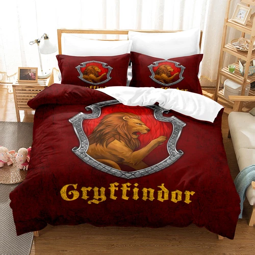 UK Harry Potter Bedding Set 2/3 PCS Quilt Duvet Cover Dorm Single Double King // - Picture 27 of 49