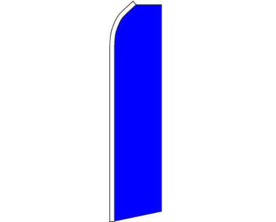 Pack of 2 Royal Blue Solid Color Swooper Super Feather Advertising Flag