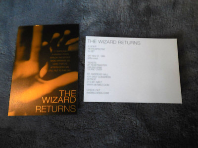 Jeff Mills The Wizard Returns to Detroit Concert Flyer Set of 2 From 1999