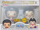 Funko Pop! Vinyl: One Piece - Luffy & Foxy 2-Pack - Hot Topic (Exclusive) Chase