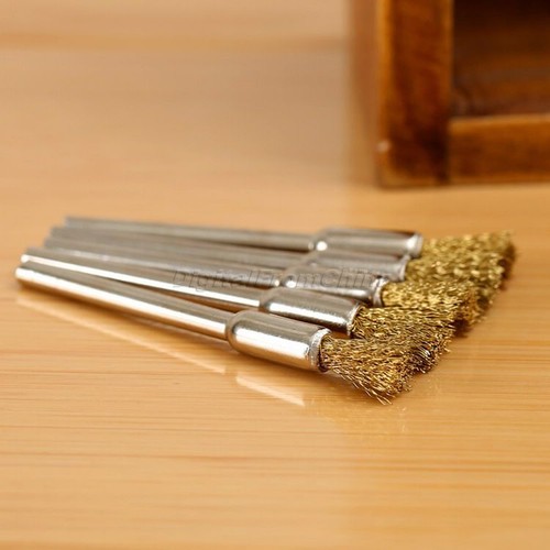 5pc D5MM Brass Wire Wheels Wheel Rotary Accessories for Die Grinder