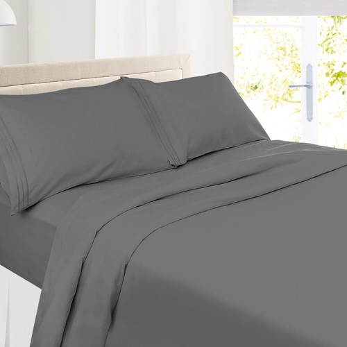 Double Brushed Soft Microfiber Hotel Style Bed Sheets, Deep Pocket Sheet Set - Picture 114 of 360
