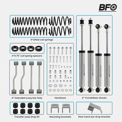 BFO 3.25 Inch Lift Kit For Jeep Wrangler TJ 1997-2002 (4-Cylinder Only)