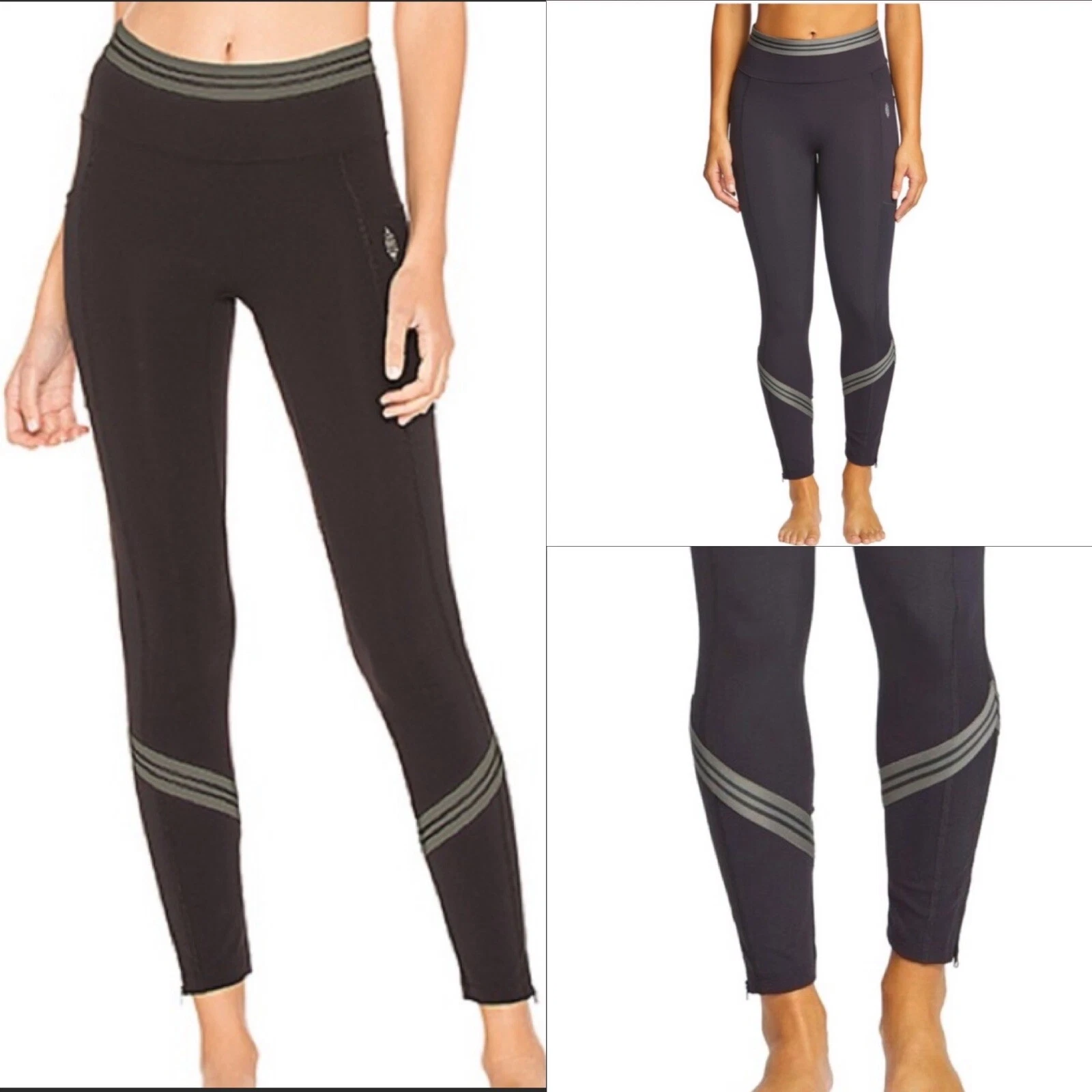 free-people-movement zephyr gray accents side pockets leggings