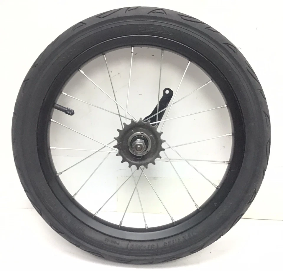 16" Bicycle Rear Black Wheel Coaster Brake and 1.95" Tire Kids Bike #G19 - Image 2 of 3