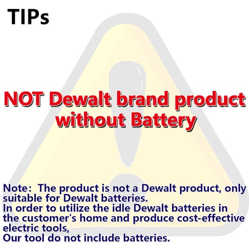 Cordless Car Buffer Polisher for Dewalt 18V 20V Battery w/ 12pcs Attachments Kit - Picture 13 of 13