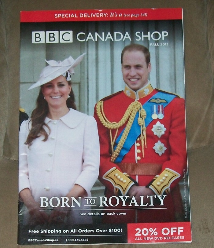 BBC Canada Shop FALL 2013 Kate Middleton PRINCE William Born to