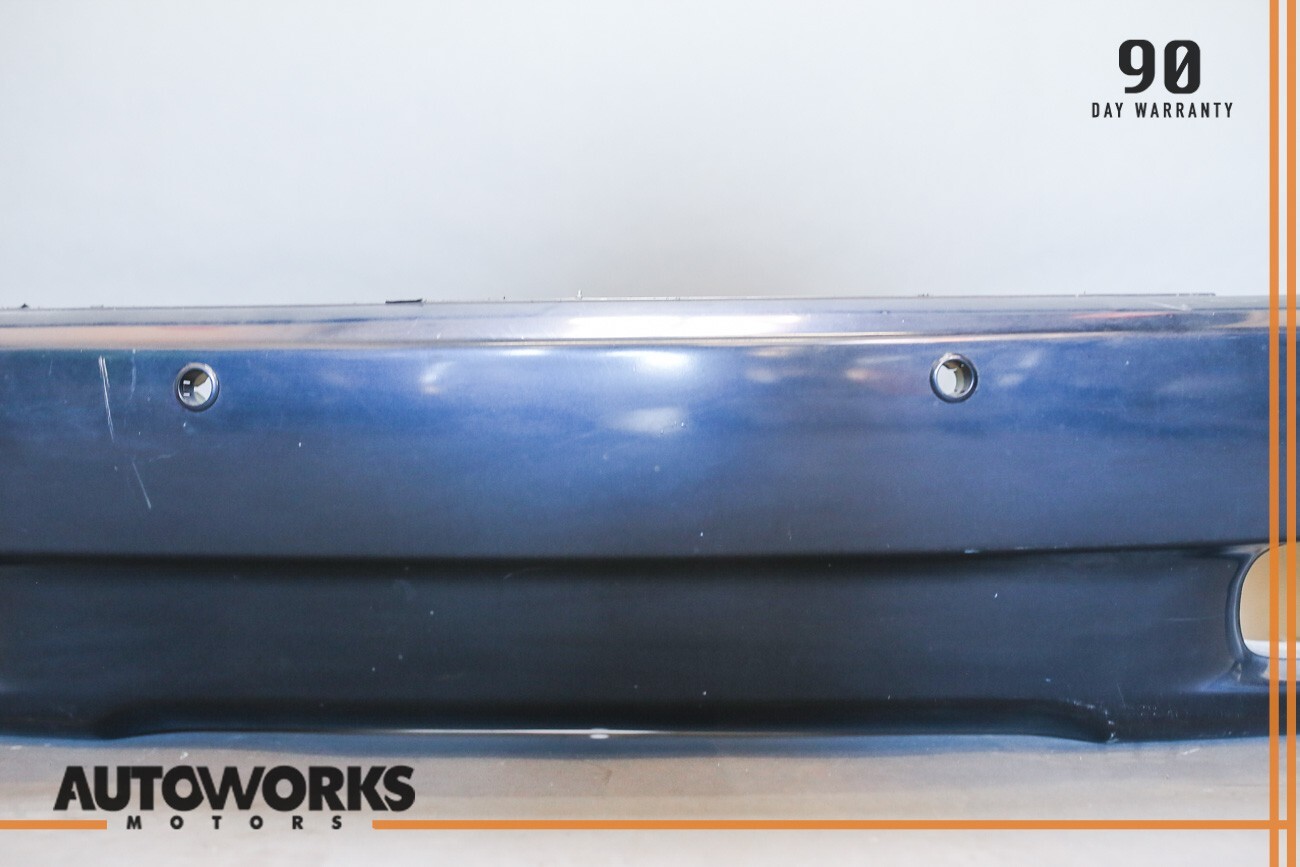 03-08 Maserati Quattroporte M139 Rear Bumper Cover Panel Blue Nettuno OEM