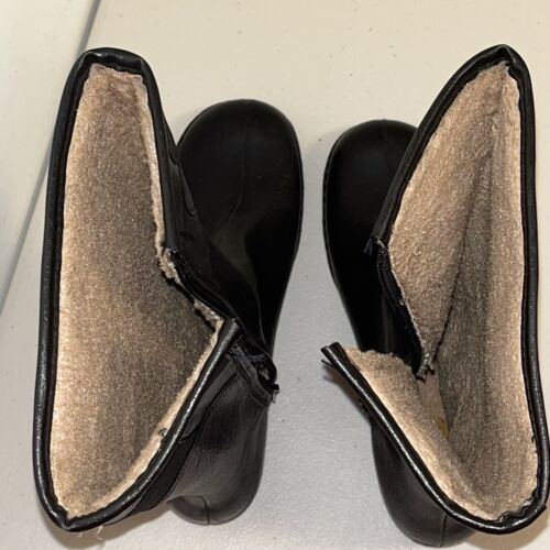 Vintage Vintage schwarz Gummi Regenstiefel groß Sherpa gefüttert Damen Made in USA Gr. 9 - Bild 10 von 15