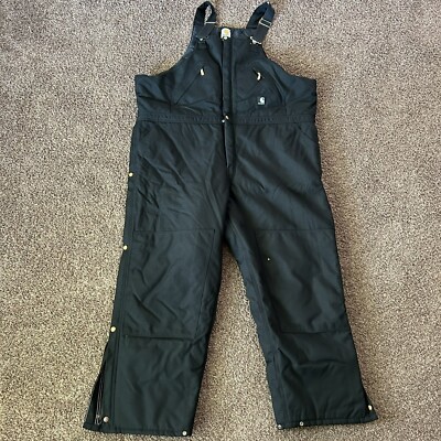 Carhartt Bibs Arctic Carhartt Bib Men 50 X 32 Black R33 Extremes