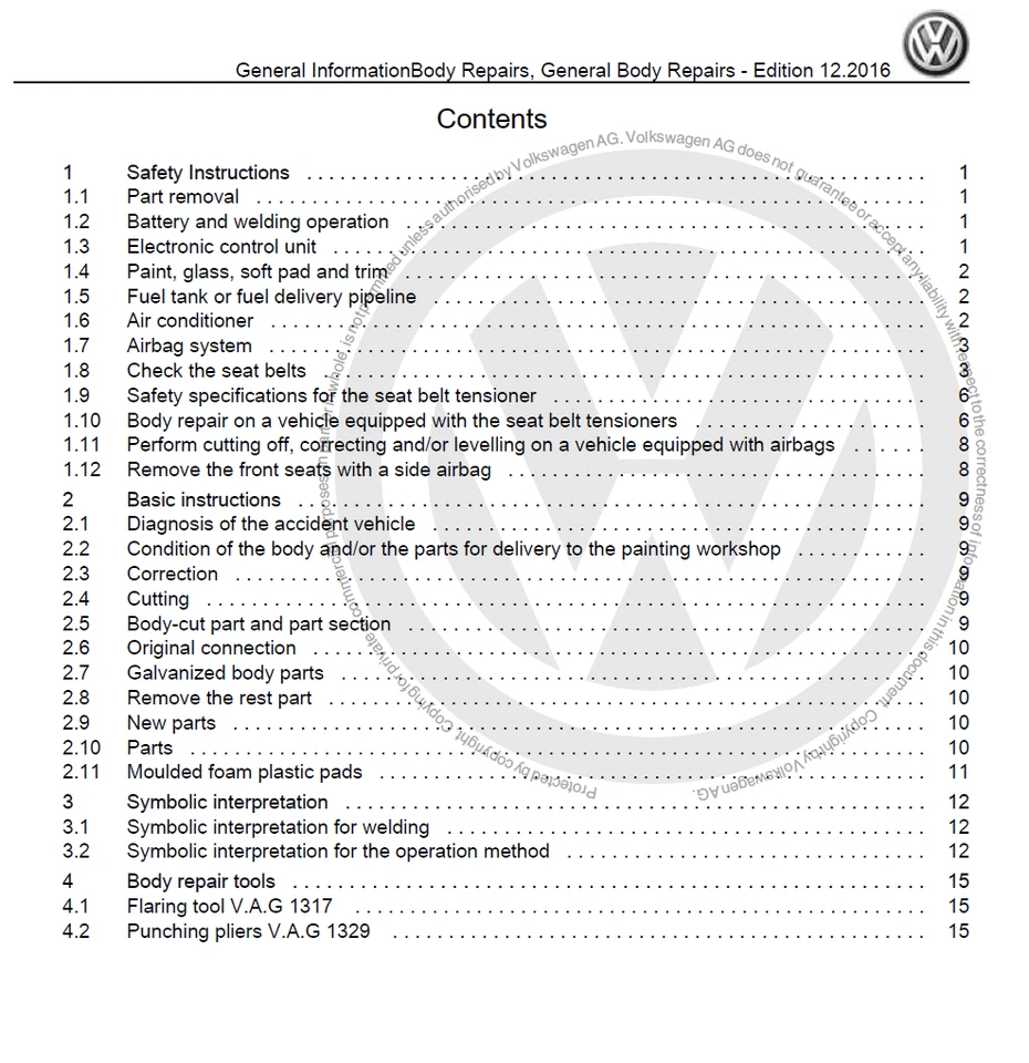 workshop repair manual Volkswagen TRANSPORTER T6.2 anno 2016/2020 - Immagine 2 di 4