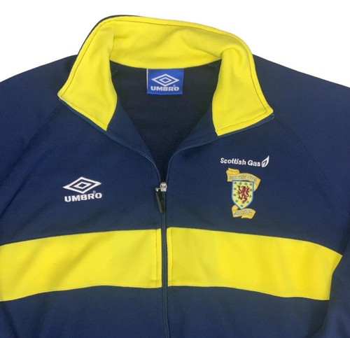 VTG 90S UMBRO RARE SCOTLAND FOOTBALL TRACK JACKET 2X-LARGE - Picture 2 of 8