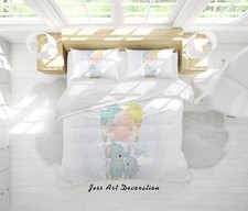 3D Elephant Balloon Cartoon Kids Quilt Cover Set Duvet Cover Bedding Pillowcases