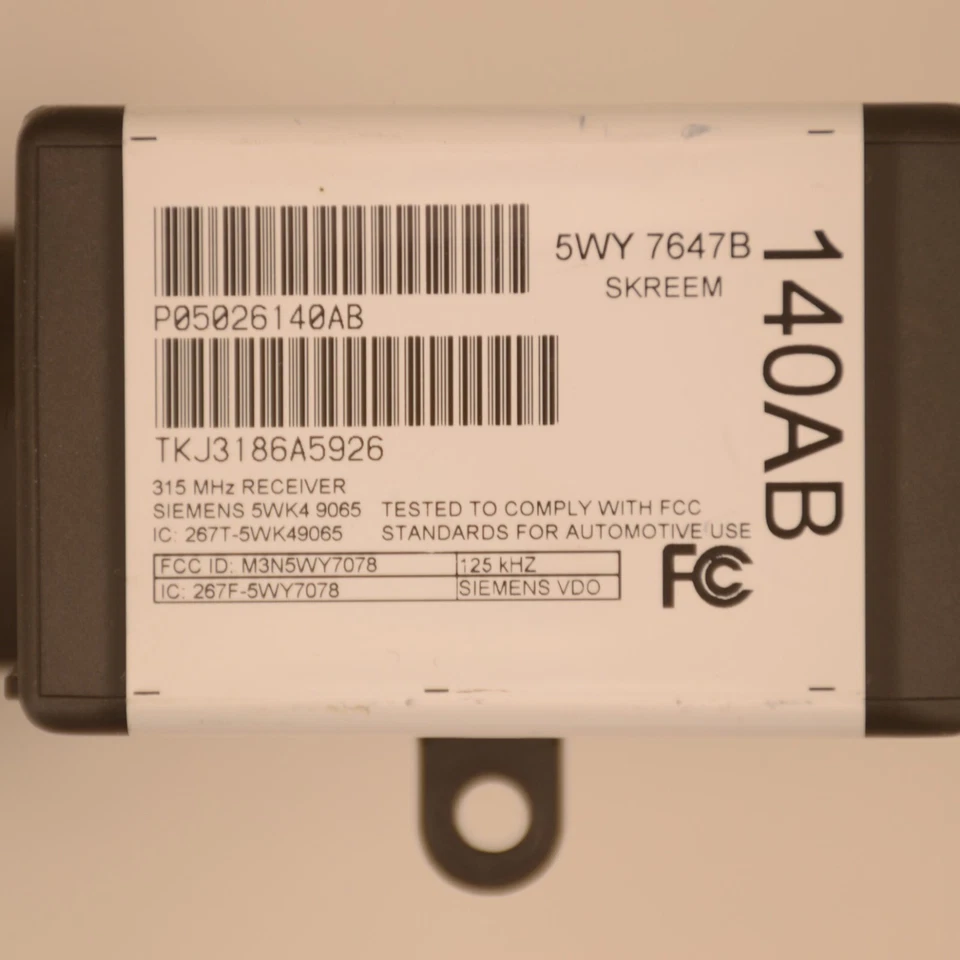 Chrysler Pacifica 2006-2008 inmovilizador 2 llaves nuevas sin cortar 05026140AB Plug & Play Foto 3 de 4