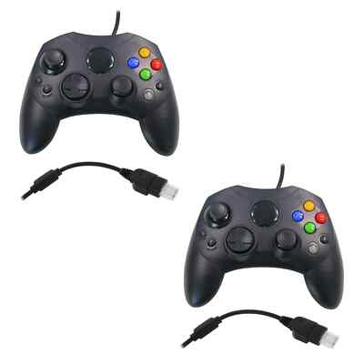 2 Stk. Xbox Classic Controller (2001, 1. Gen.) Analog Trigger Gamepad Joypad Neu