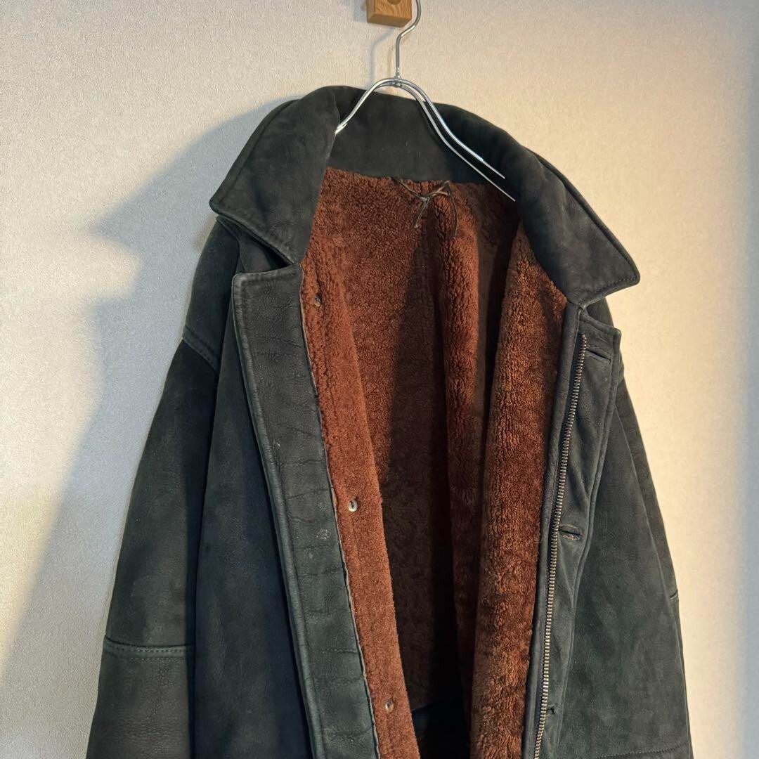 Giorgio Armani le collezioni Leather Shearling Coat Jacket