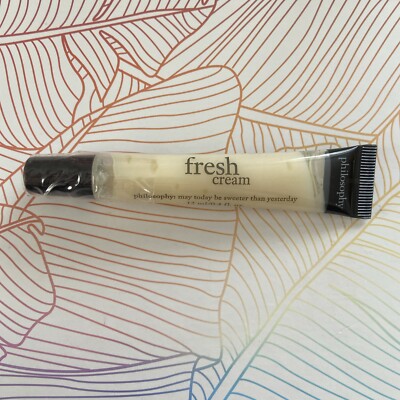 Philosophy High-Gloss High-Flavour Lip Shine FRESH CREAM 12ml Brandneu & Versiegelt