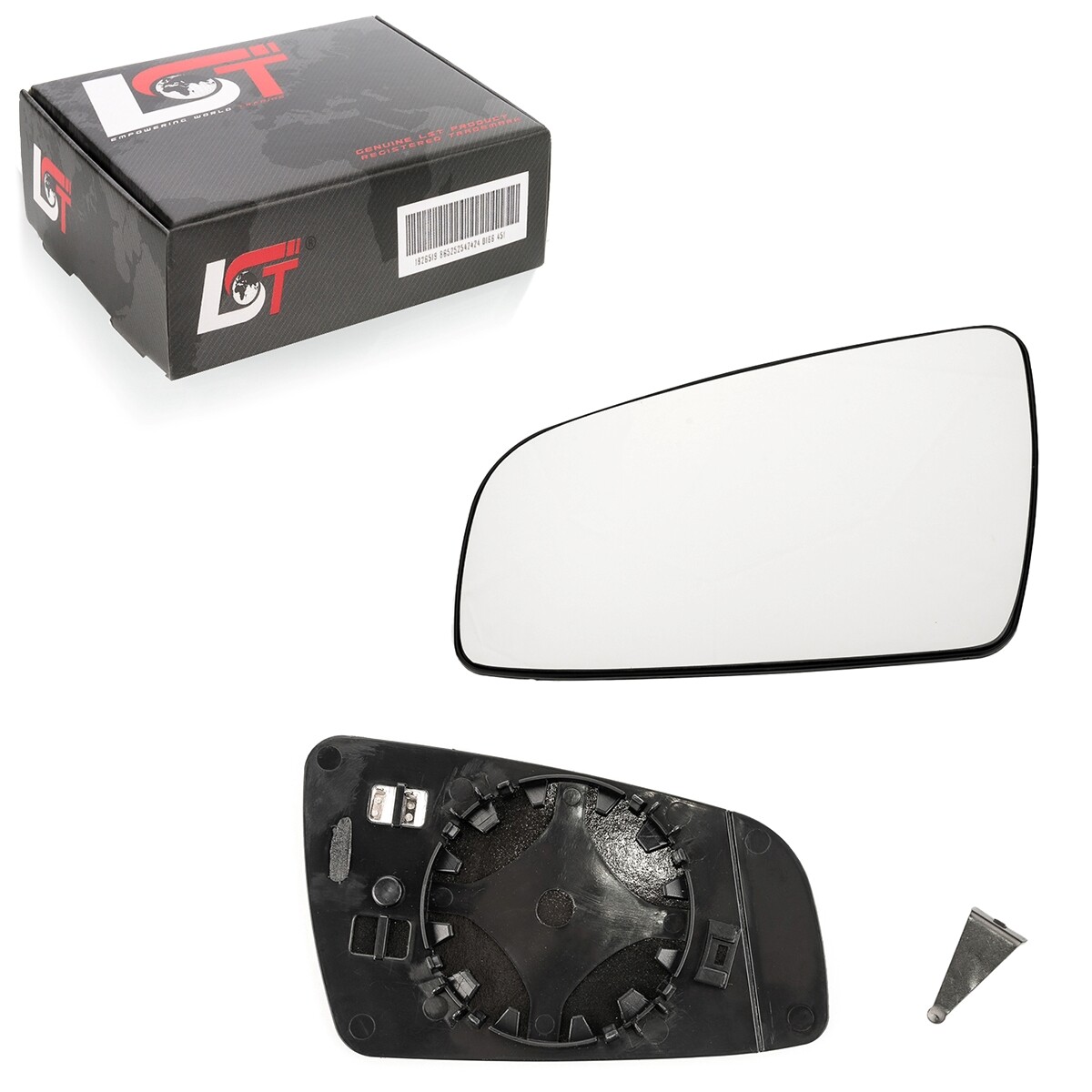Outside Mirror Glass Heated Convex Left for Opel Zafira B 2005-2008