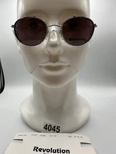 New Vintage Revolution Eyewear With SunShade RE017 Silver 46 19 145