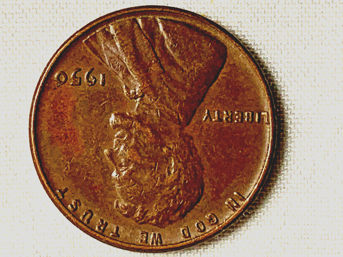 1950 S Wheat Penny Error 1950 No Mint Mark Wheat ( 