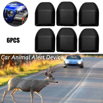 6X Deer Whistles Wildlife Warning Device Animal Sonic Alert Car Safety Accessory