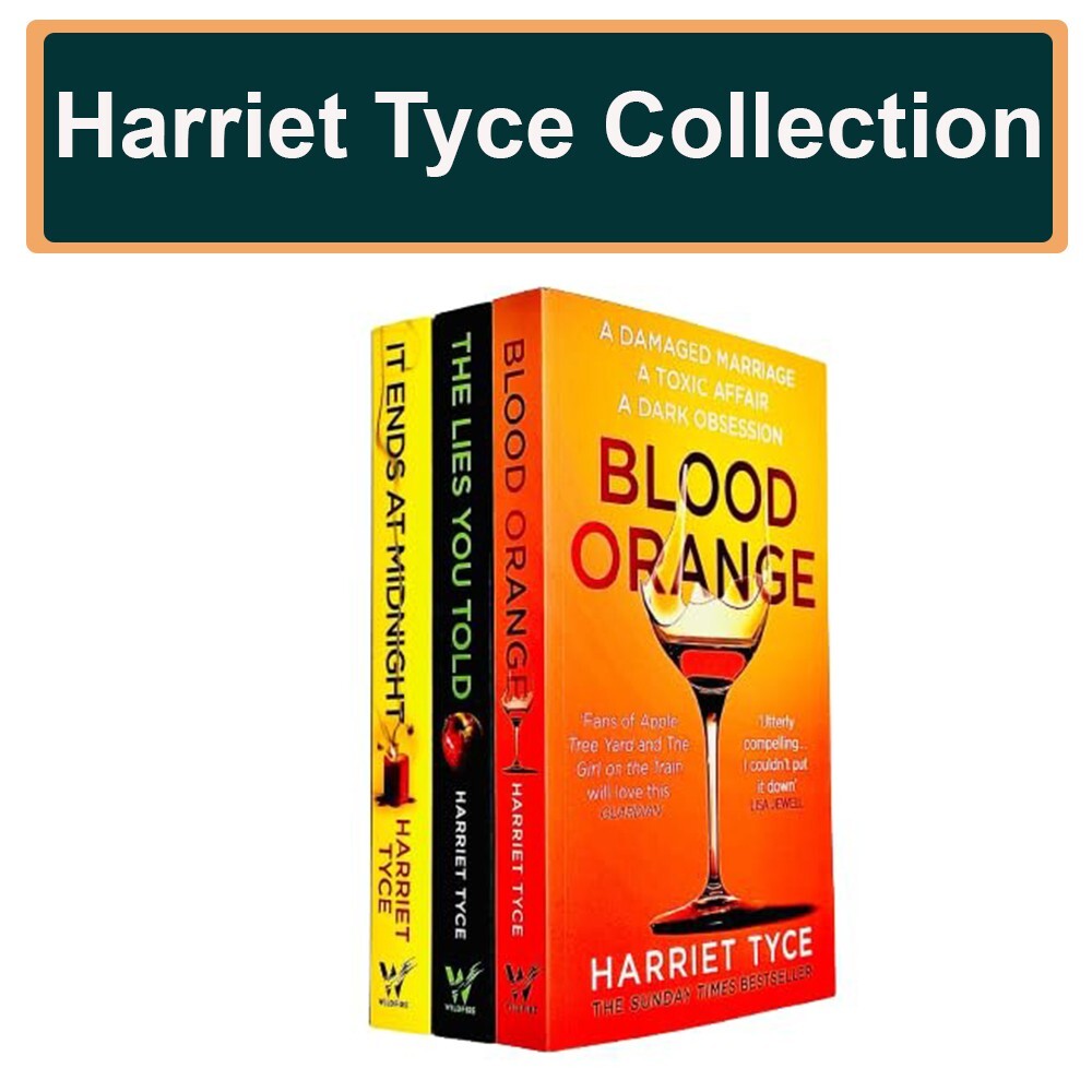 Harriet Tyce 3 Books Collection It Ends At Midnight,Blood Orange, Lies You Told