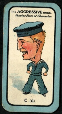 Tabakkarte, Carreras, DAS NASENSPIEL, 1927, C6