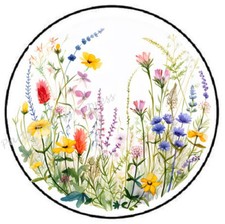 WILDFLOWERS ENVELOPE SEALS LABELS STICKERS PARTY FAVORS