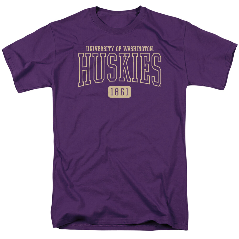 University of Washington Adult T-Shirt Est. Date, Purple, S-4XL | eBay