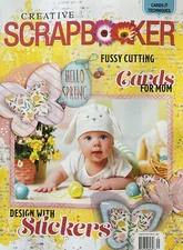 Creative Scrapbooker Design With Stickers May Spring 2023 New