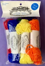 Design Works Craft Yarn Value Pack 10151 Primary 120 Yards Brand New!!