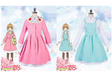 Cardcaptor Sakura Cosplay Costume Kinomoto Sakura Cosplay Pink Dress  