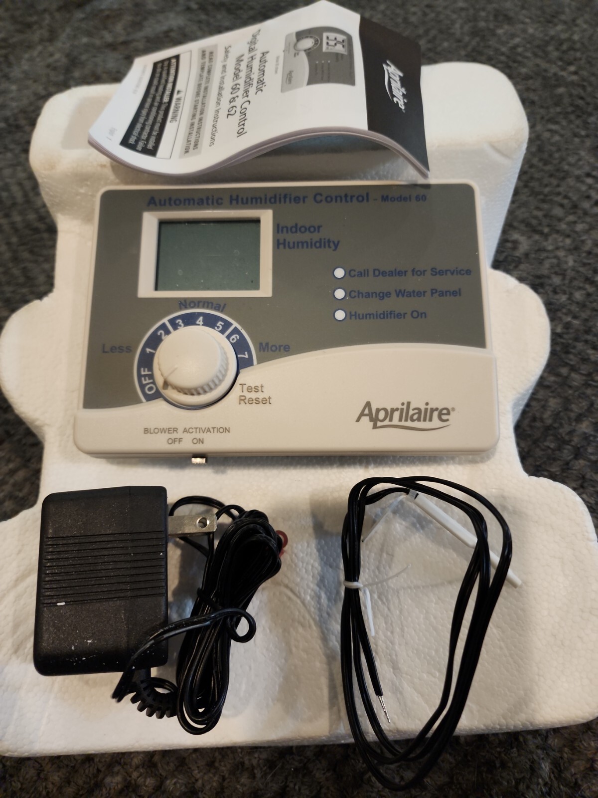 NEW APRILAIRE MODEL 60 Automatic Digital Humidifier Control humidistat Honeywell