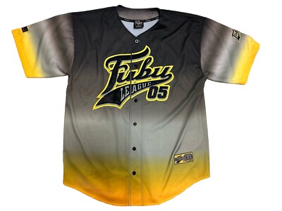 FUBU jersey, black vintage hip hop t-shirt, 90s hip hop clothing