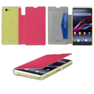Original offizielle Sony Xperia Z Roxfit Book Hülle entwickelt für Sony - grau