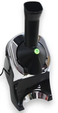 Yonanas 988BK Deluxe Vegan, Dairy-Free Frozen Fruit Soft Serve Maker *Read Info*