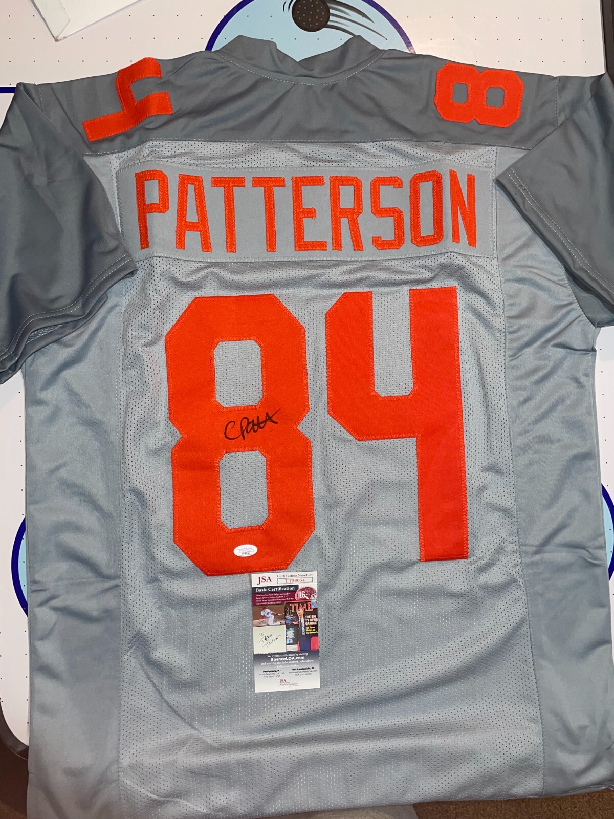 Cordarrelle Patterson Autographed Signed Tennessee Volunteers custom jersey JSA COA 