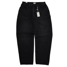 Good American GOOD 90'S LOOSE JEANS GNIL0999BT BLACK186 Size 10/30 Inseam 33"