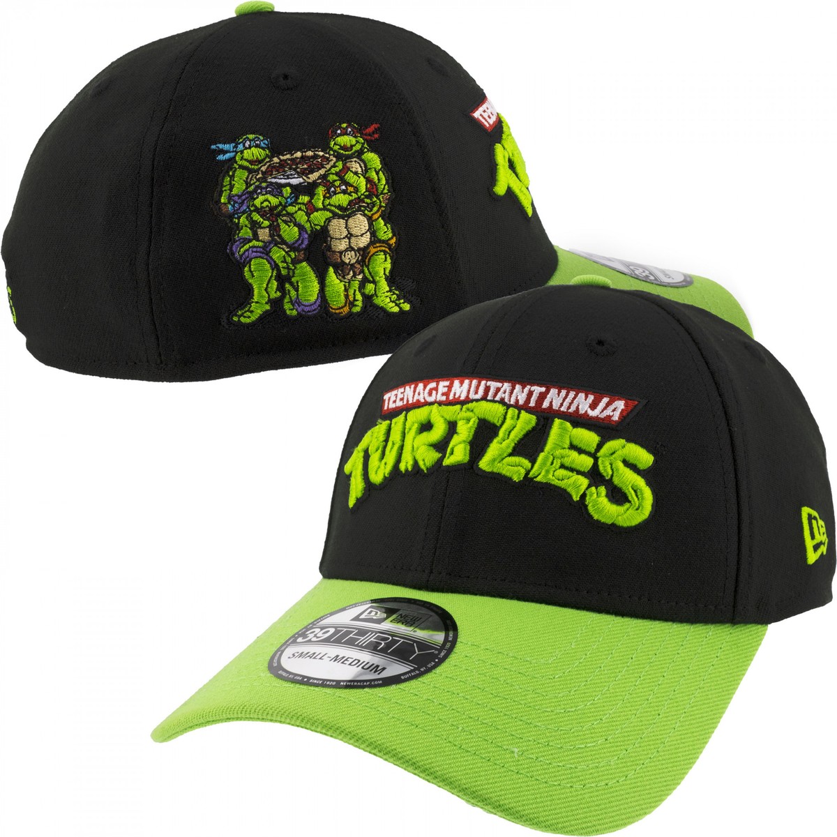 Teenage Mutant Ninja Turtles Pizza Time New Era 39Thirty Fitted
