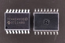 Lot of 2 TC4429COA Microchip Dual N- P-Channel MOSFET Driver 3A 16 Pin SOIC