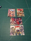 Vintage Art of Marvel Comics 4 Post Card Lot ~ X-Men, X-Force (4 Cards, 4x6)
