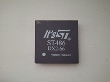 ST486DX2-66 heatsink reqd 486DX2-66 vintage CPU GOLD