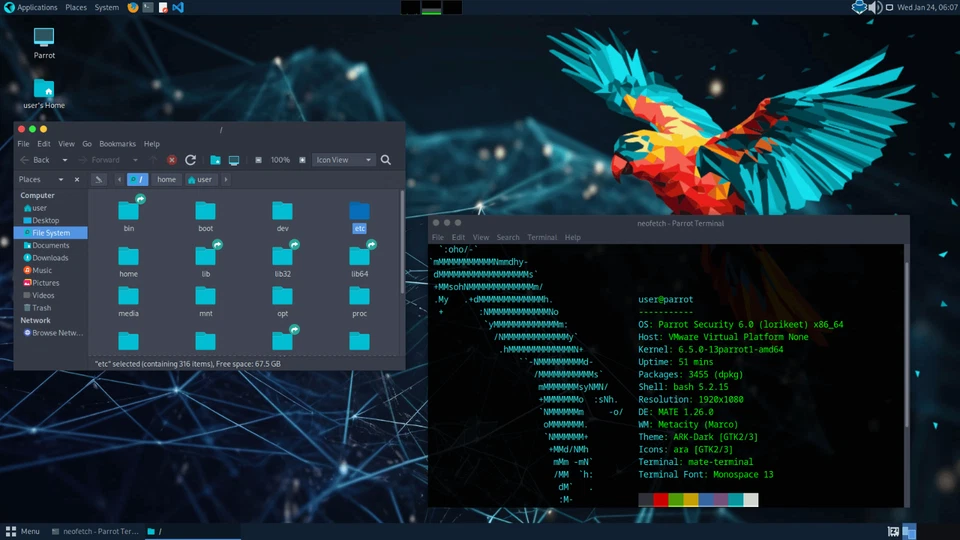 Linux Multiboot 16GB USB w/ Kali 💣, Parrot 🦜, BlackArch ⚙️ & Tails 🕵️ OS - Image 3 of 4