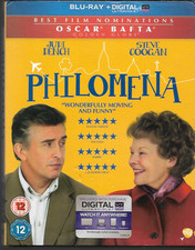 Image of PHILOMENA GENUINE B/2 BLU RAY DVD JUDI DENCH STEVE COOGAN NEW/SEALED